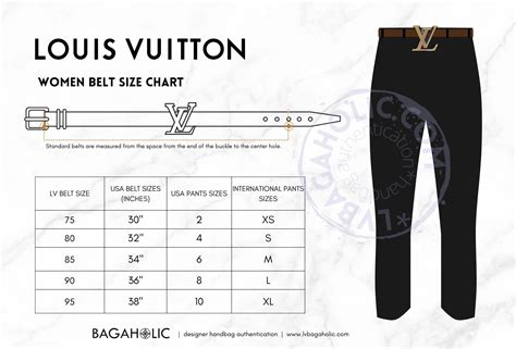 louis vuitton lv size chart